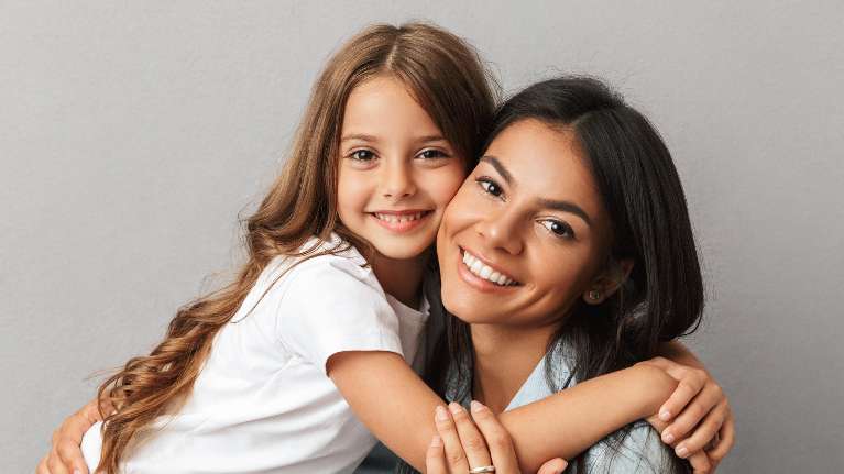 A woman and a child smiling after a Preventative Dentistry in Neutral Bay, NSW