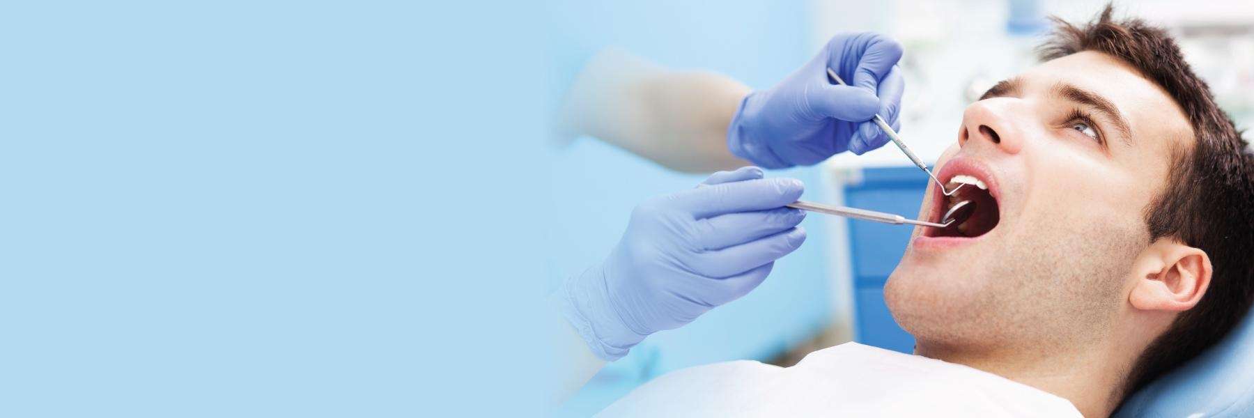 Man at the dentist in Neutral Bay